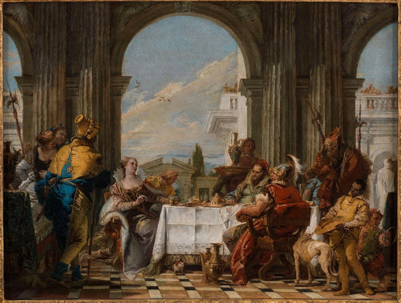 클레오파트라의 연회 - 조반니 바티스타 티에폴로

Source:
Le Banquet de Cléopâtre - Giovanni Battista Tiepolo