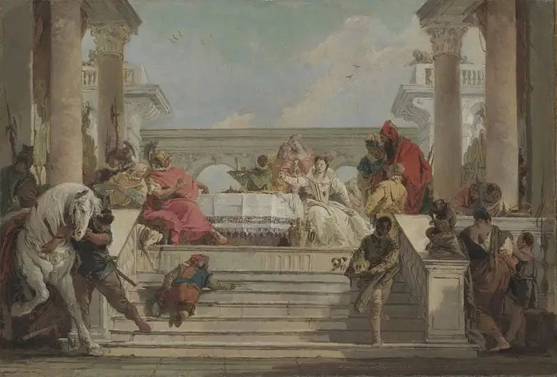 클레오파트라의 연회 - 조반니 바티스타 티에폴로

Source:
Le Banquet de Cléopâtre - Giovanni Battista Tiepolo