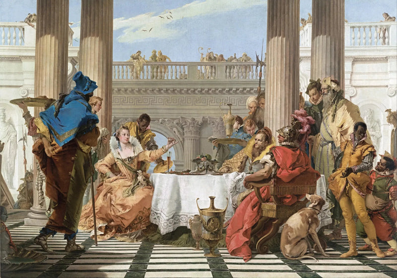 클레오파트라의 연회 - 조반니 바티스타 티에폴로

Source:
Le Banquet de Cléopâtre - Giovanni Battista Tiepolo