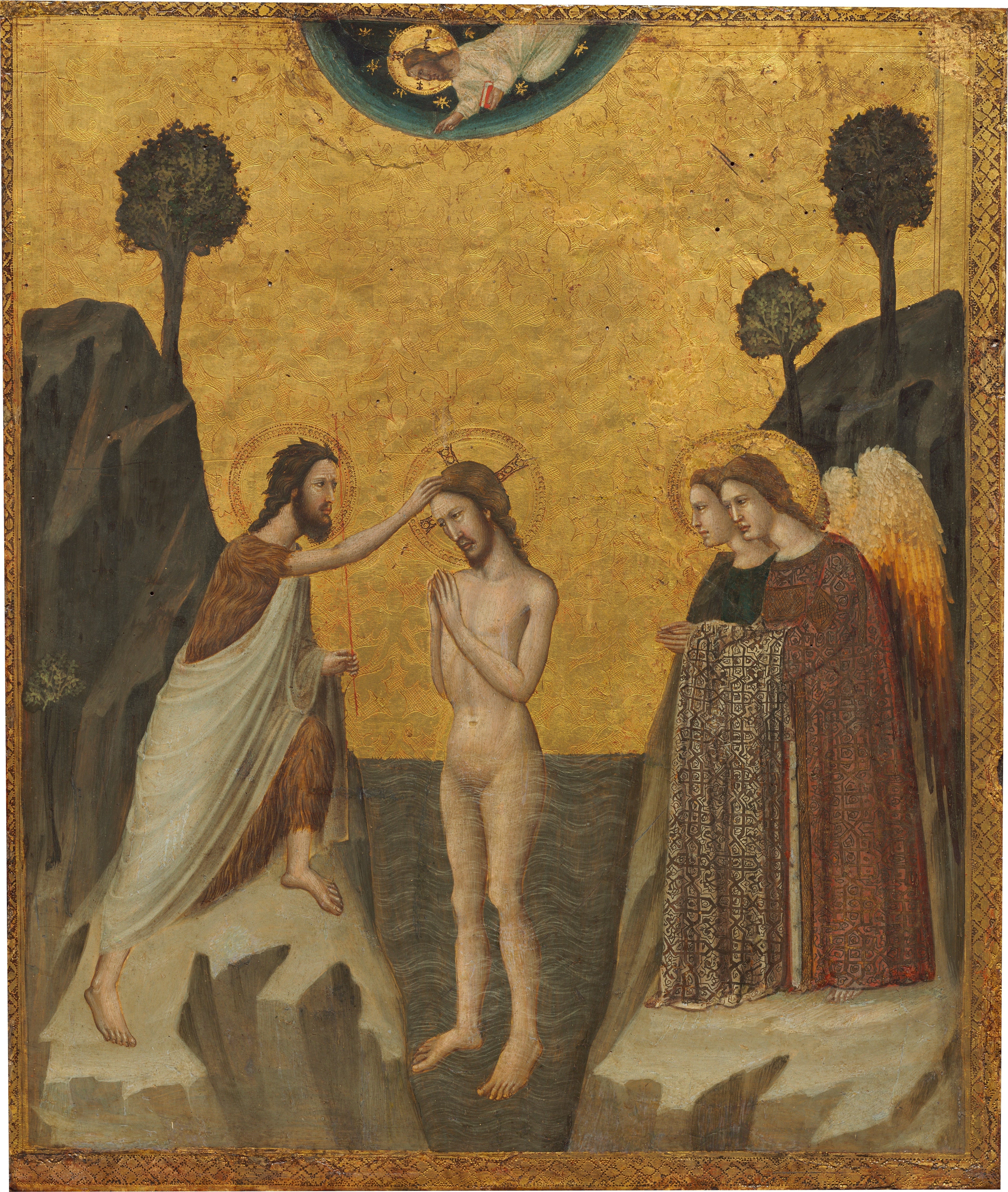 Le baptême du Christ - Giovanni Baronzio - Alpha Reproduction