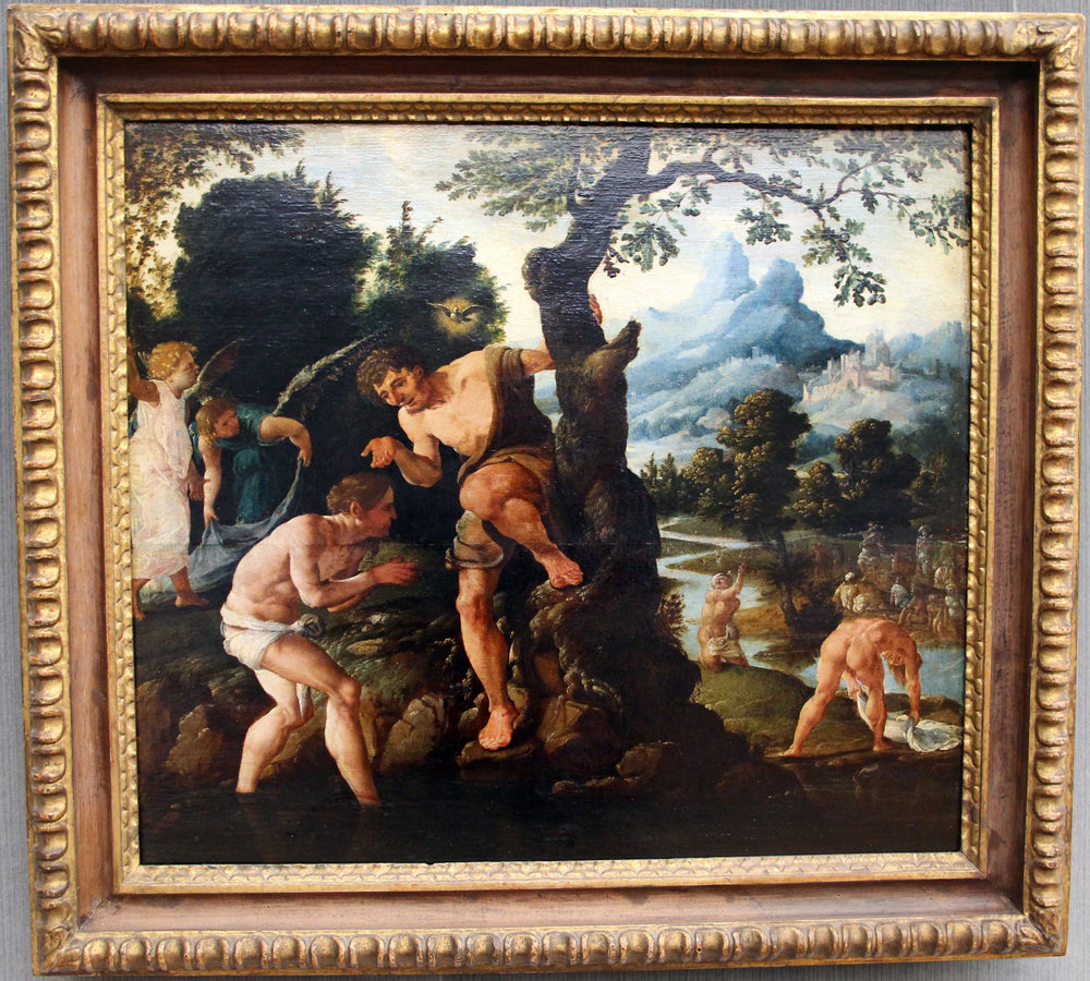 Le Baptême du Christ - Maarten van Heemskerck image 1 reproduction réalisée par Alpha Reproduction