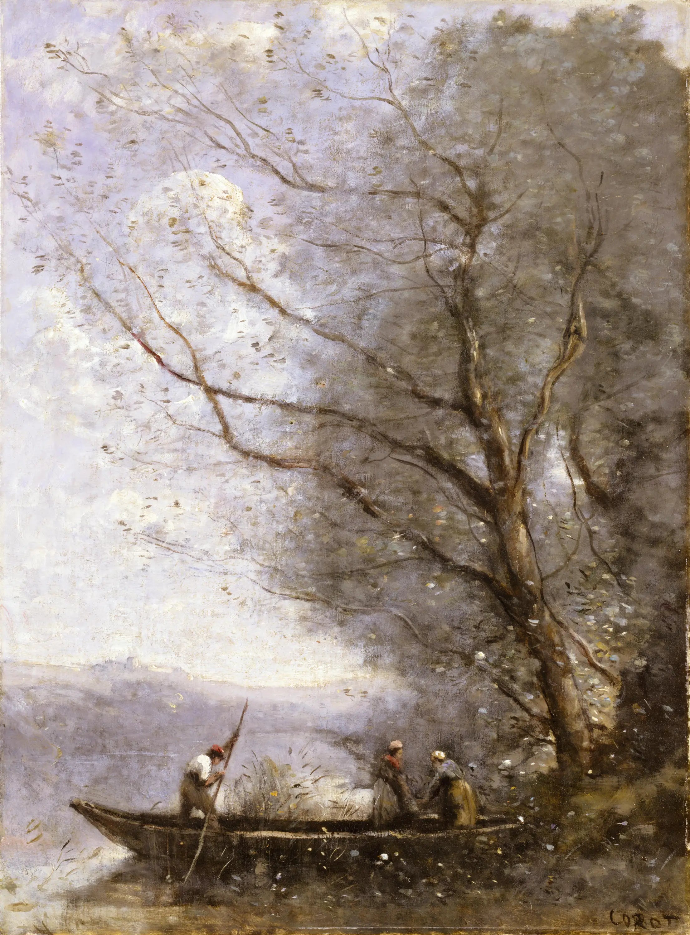 Le Batelier - Jean-Baptiste Camille Corot - Alpha Reproduction