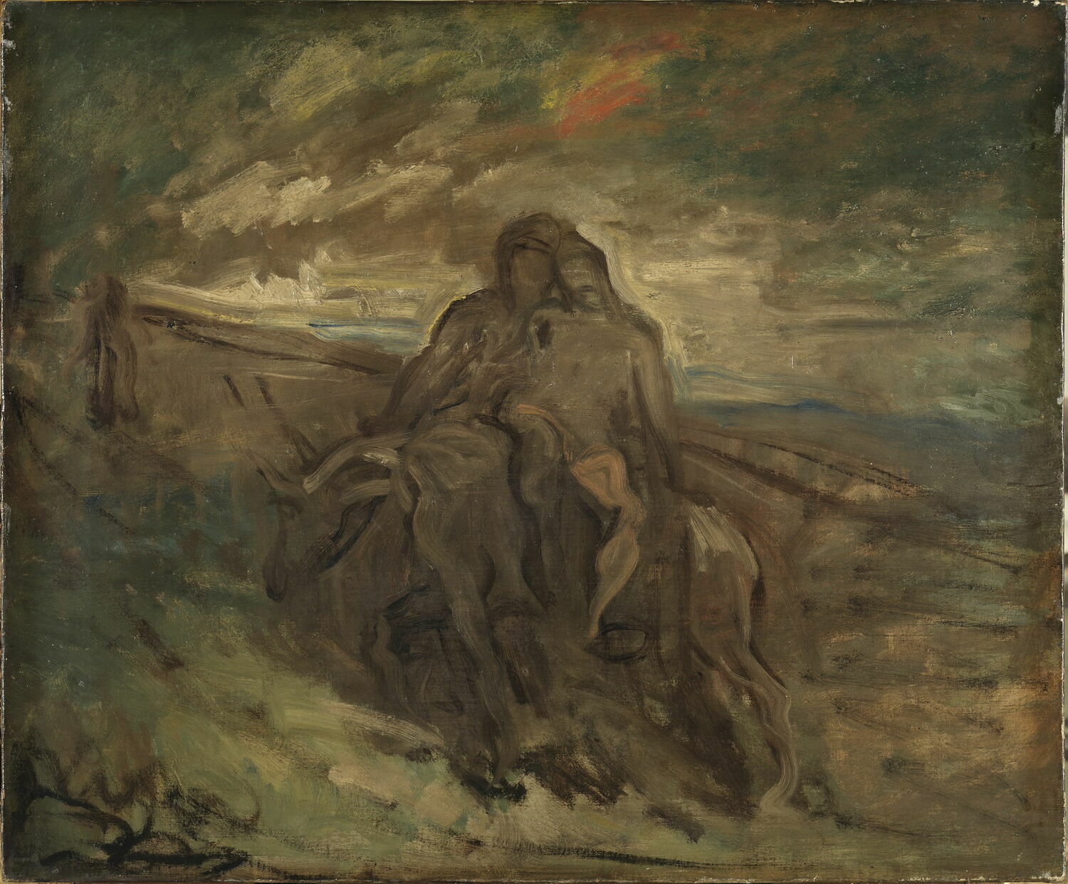 Le Bon Samaritain - Théodore Chassériau image 1 copie peinte à la main à l’huile