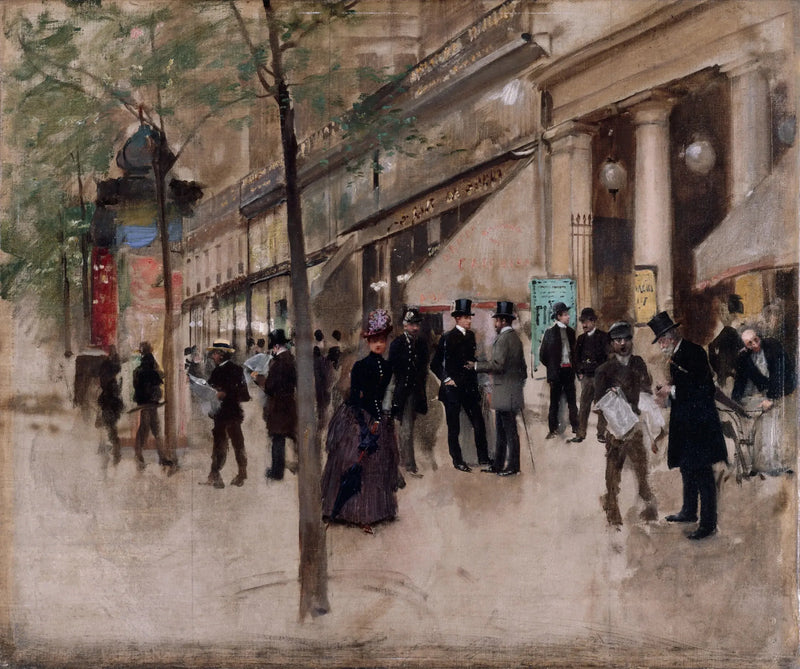 몽마르트 거리, 바리에테 극장 앞, 오후 - 장 보로

Source:
Le boulevard Montmartre, devant le théâtre des Variétés, l'après-midi - Jean Béraud
