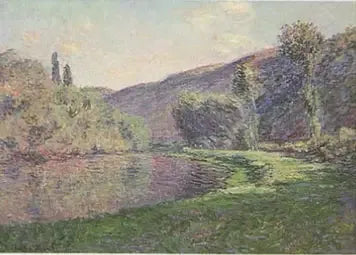 Le Bras de Jeufosse, effet de fin d'après-midi - Claude Monet image 1 copie de tableau peinte à la main