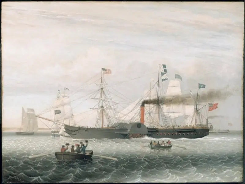 보스턴 항에 들어오는 브리타니아 - 피츠 헨리 레인

Source:
Le Britannia entrant dans le port de Boston - Fitz Henry Lane