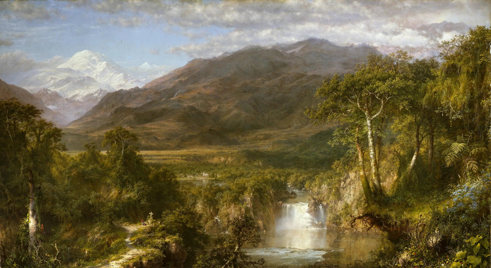 Le Cœur des Andes - Frederic Edwin Church image 1 tableau peint à l’huile sur toile