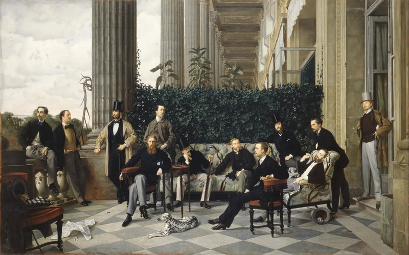 로열 거리의 원(Cercle de la rue Royale) - 제임스 티소(James Tissot)