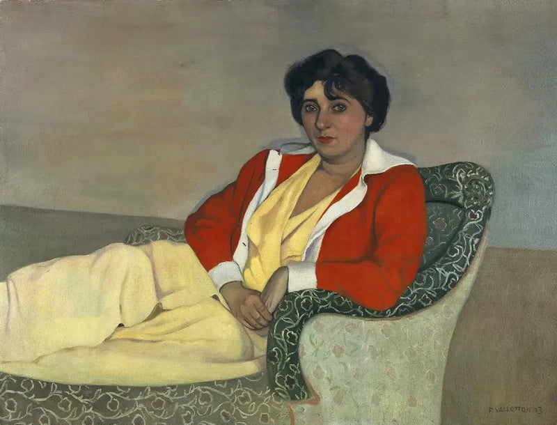 빨간 스웨터 - 펠릭스 발로통

Source:
Le chandail rouge - Félix Vallotton