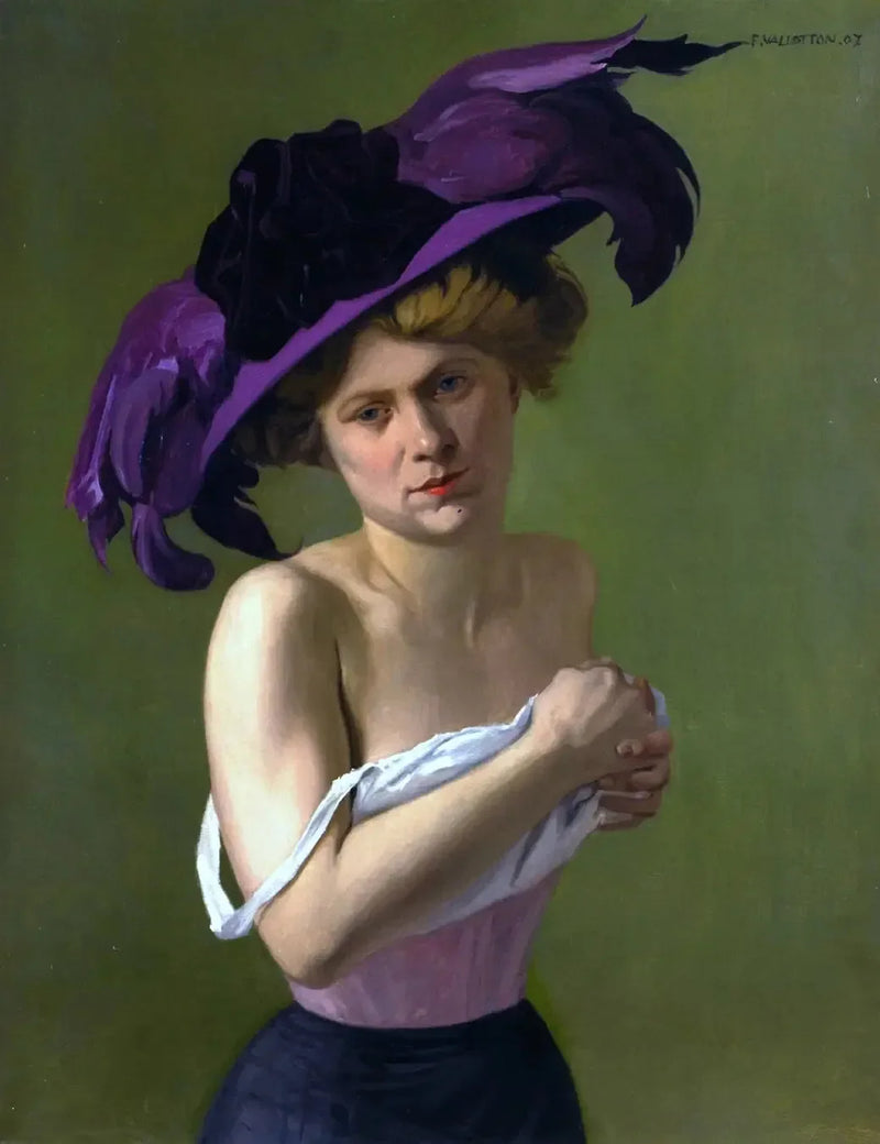 보라색 모자 - 펠릭스 발로통

Source:
Le Chapeau violet - Félix Vallotton