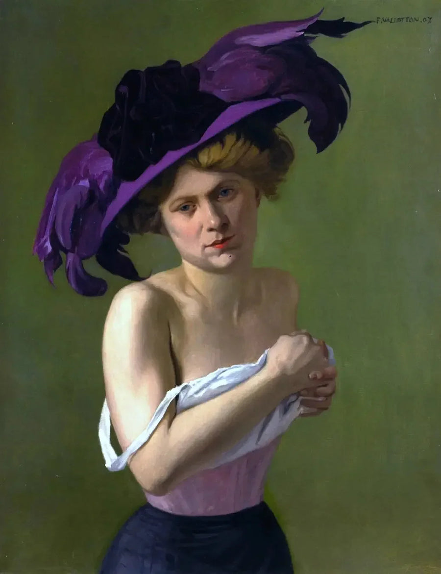 보라색 모자 - 펠릭스 발로통

Source:
Le Chapeau violet - Félix Vallotton