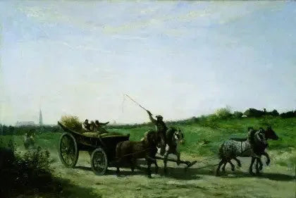 아라스의 수레 - 장 바티스트 카미유 코로