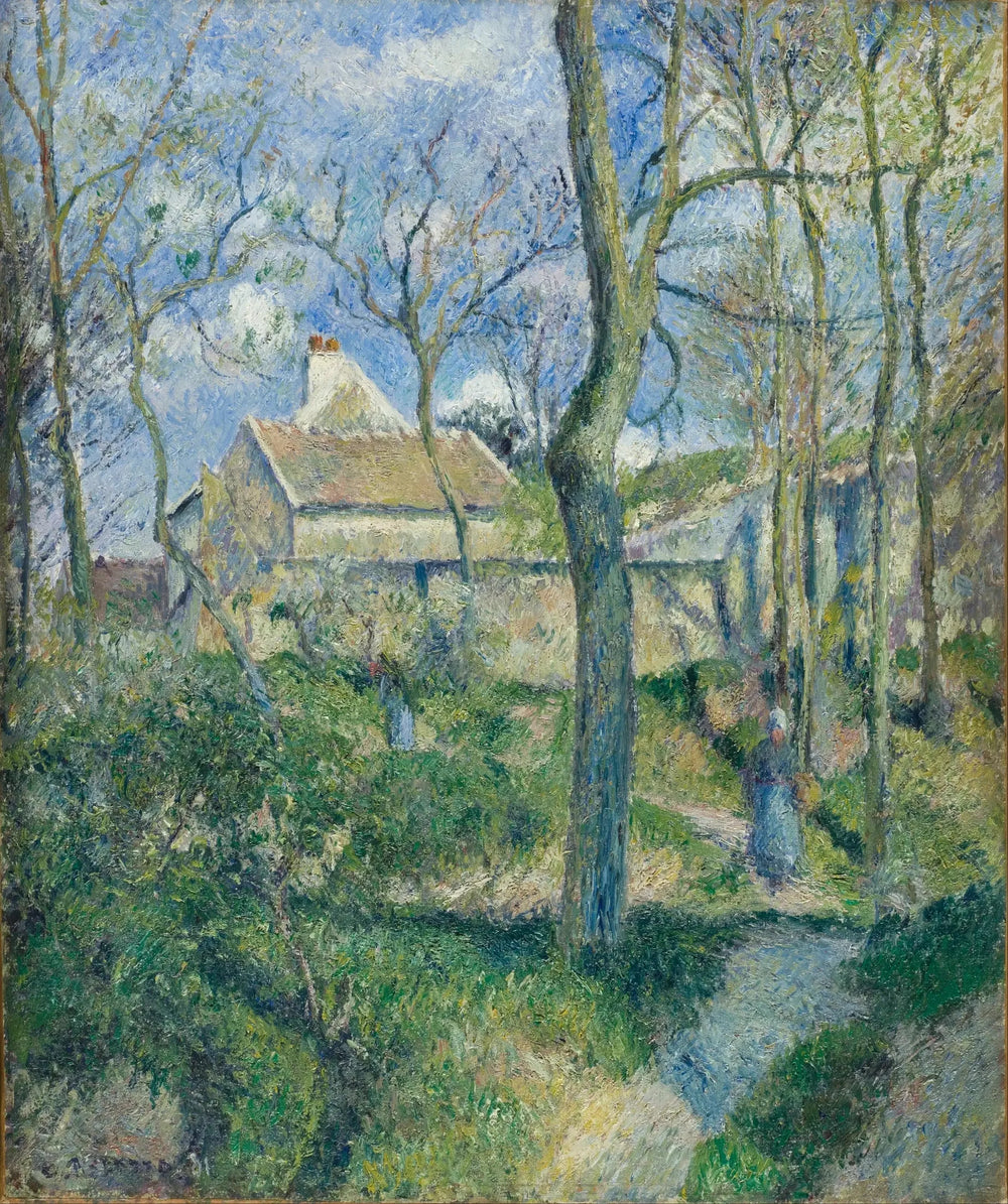 Le chemin des Pouilleux, Pontoise - Camille Pissarro image 1 reproduction d’œuvre d’art à l’huile