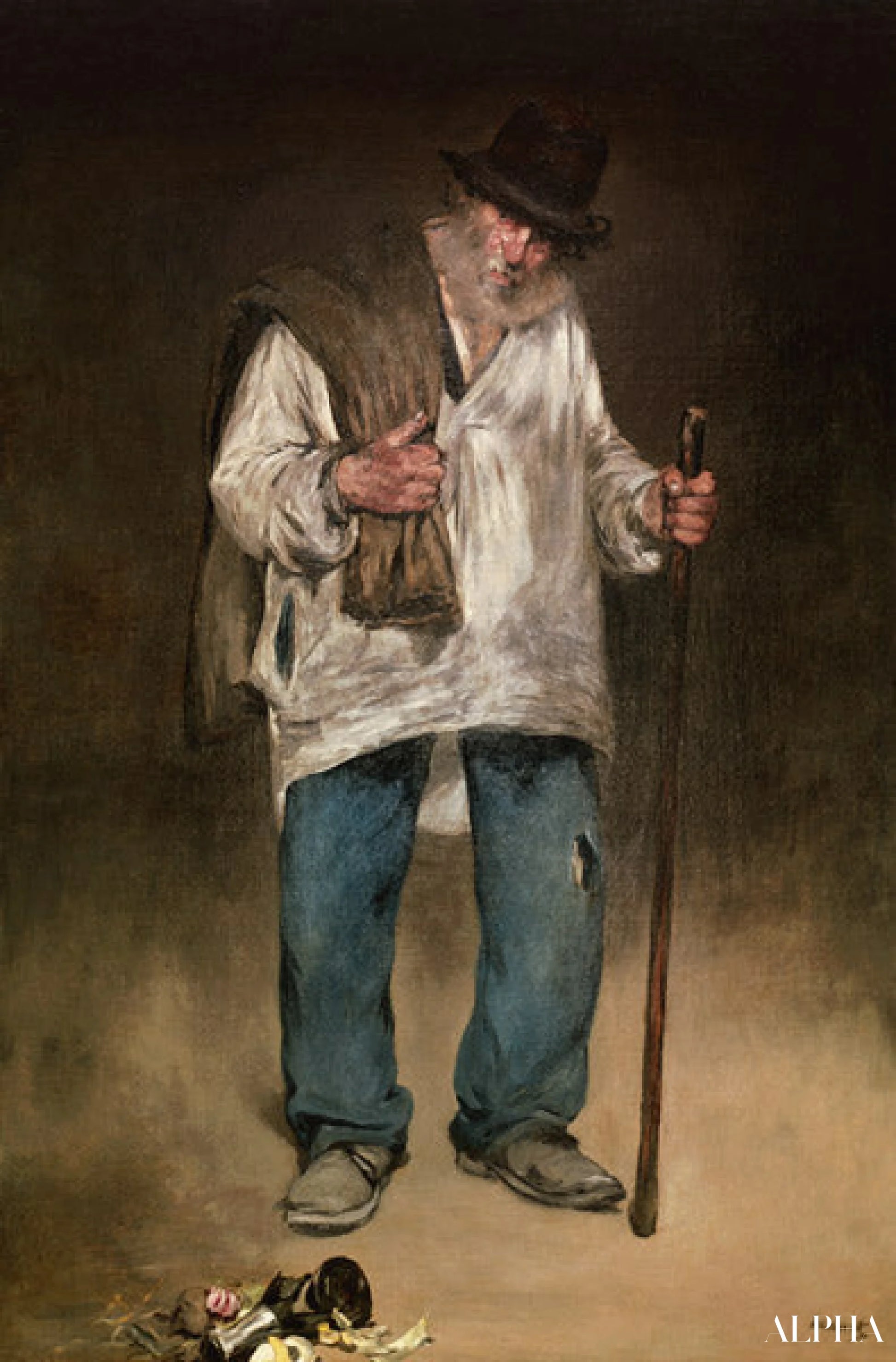 Le chiffonnier - Edouard Manet - Reproductions de tableaux et peintures haut de gamme