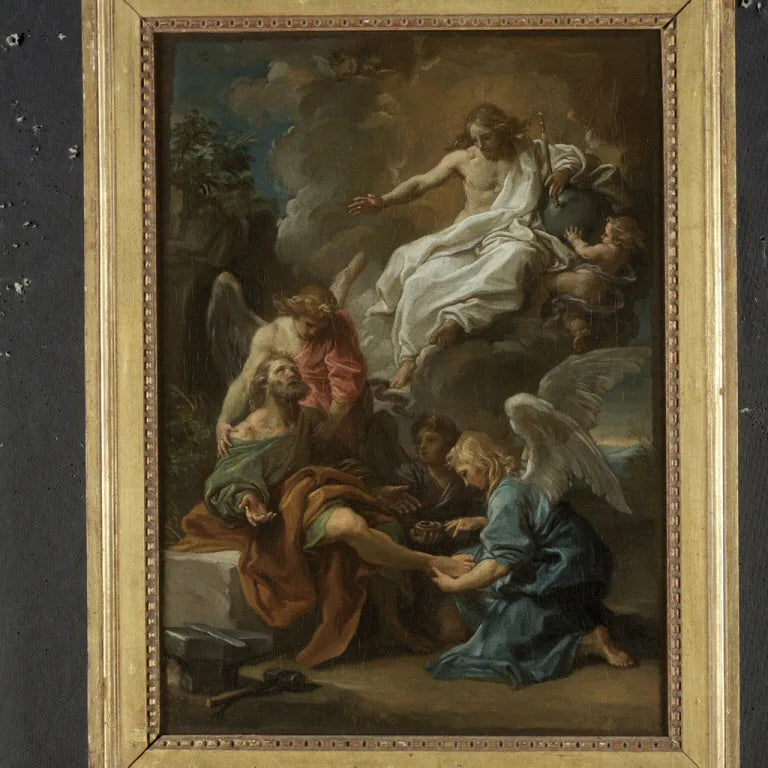 성 암펠리우스에게 나타난 그리스도 - Pompeo Batoni