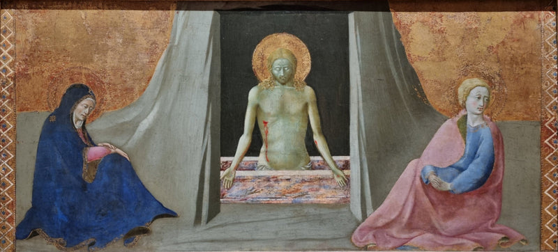 무덤에 누운 그리스도 - 오세르반자 마스터