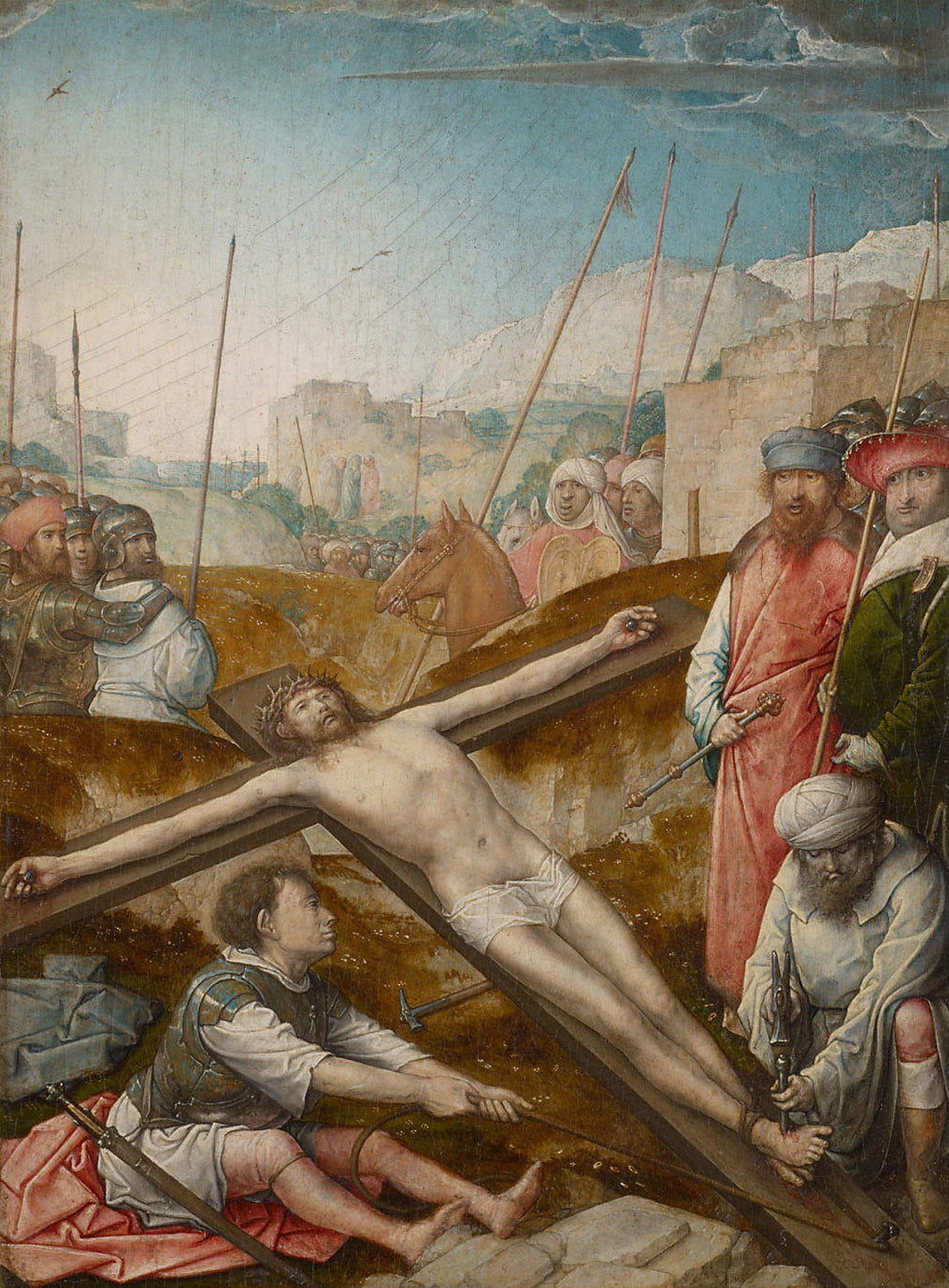 Le Christ cloué à la croix - Juan de Flandes - Alpha Reproduction