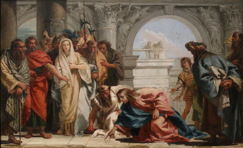 그리스도와 간음하는 여자 - 조반니 바티스타 티에폴로

Source:
Le Christ et la femme adultère - Giovanni Battista Tiepolo