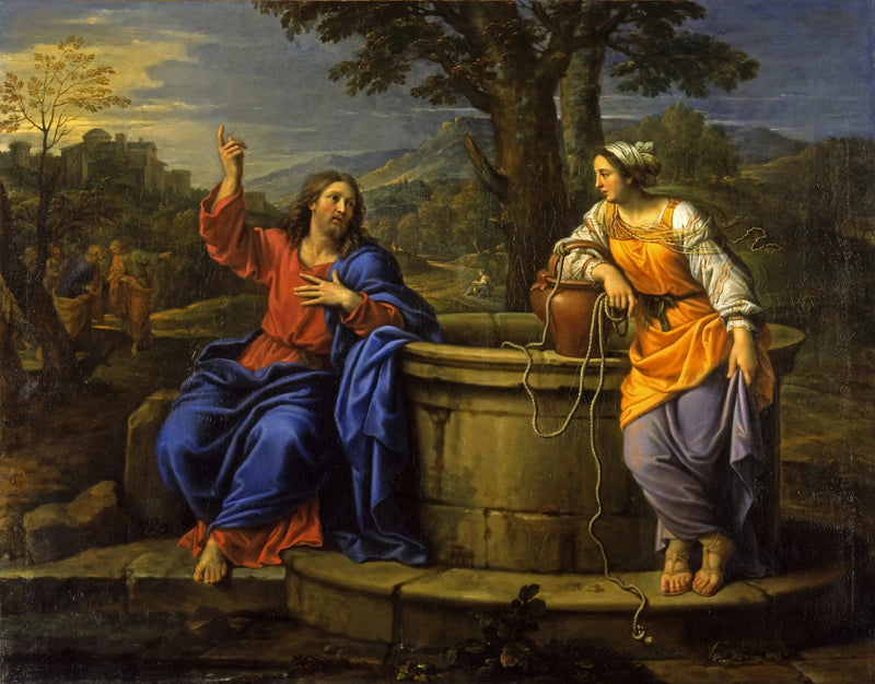 그리스도와 사마리아인 여인 - 피에르 미뉴아르