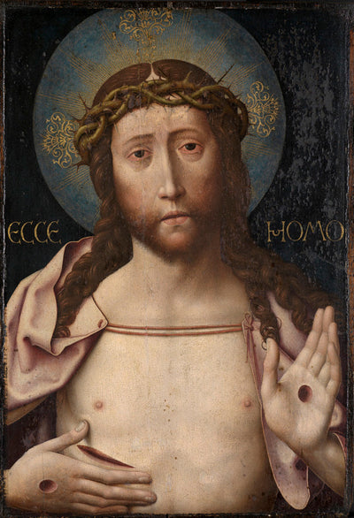 Le Christ montrant ses plaies (Jean 20: 25-26) - Dirk Bouts - Alpha Reproduction
