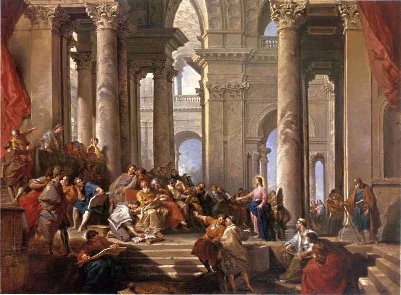 그리스도와 학자들 사이 - 조반니 파올로 파니니

Source:
Le Christ parmi les docteurs - Giovanni Paolo Panini