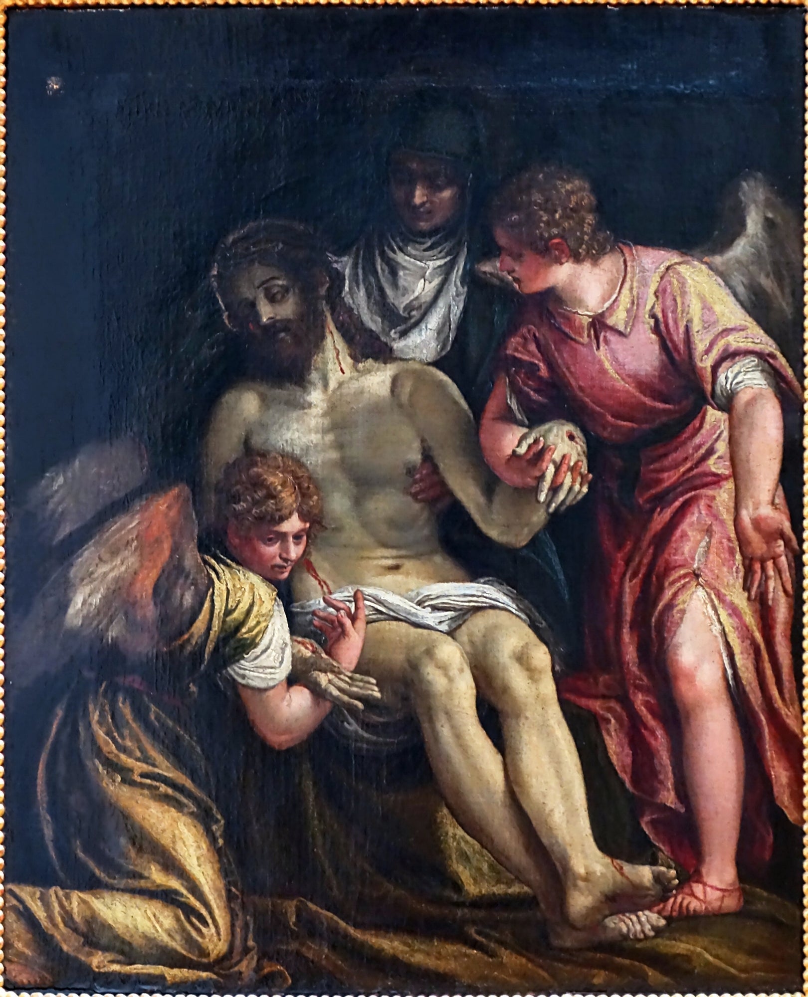 Le Christ pleuré par la Vierge et deux anges - Paul Véronèse