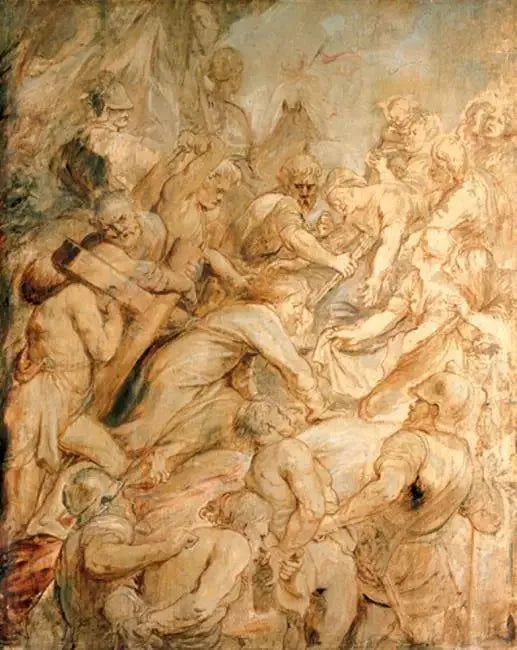 십자가를 지는 그리스도, 1634-1637 - 피터 폴 루벤스