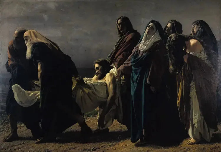 십자가에 못 박힌 그리스도 - 안토니오 치세리

Source:
Le Christ porté au tombeau - Antonio Ciseri