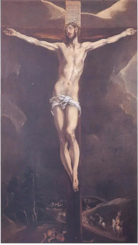 Le Christ sur la croix - El Greco image 1 tableau peint à l’huile sur toile