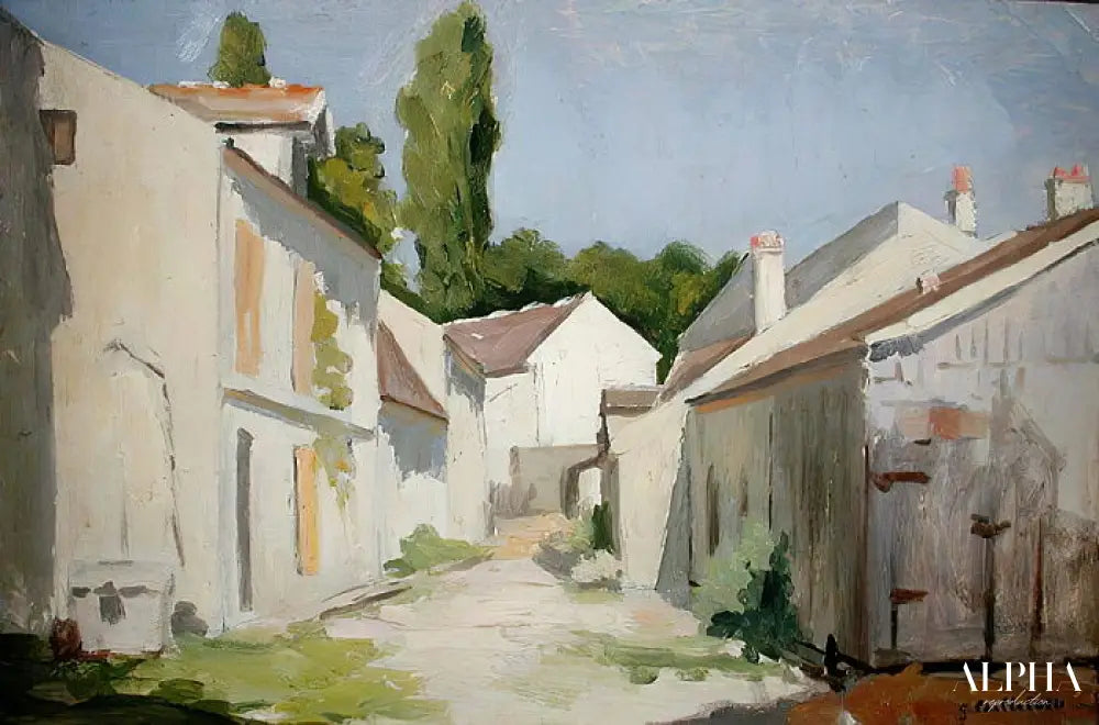 Le Clos des Abbesses, Yerres, Essonne - Caillebotte - Reproductions de tableaux et peintures haut de gamme