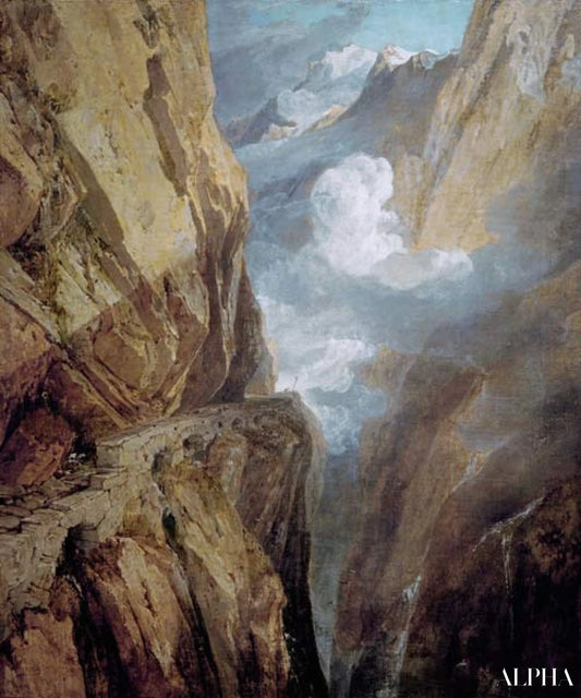 Le col du Saint-Gothard - William Turner - Reproductions de tableaux et peintures haut de gamme