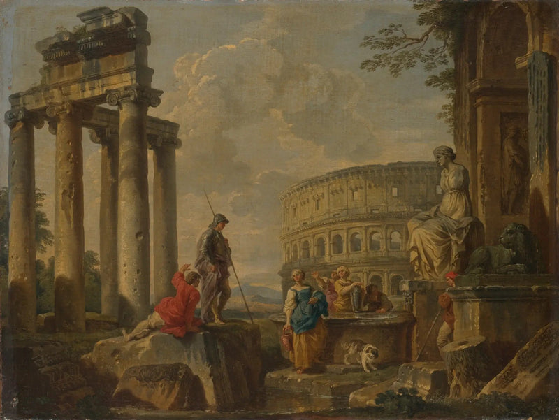로마 유적 속의 콜로세움 - 조반니 파올로 파니니

Source:
Le Colisée parmi les ruines romaines - Giovanni Paolo Panini