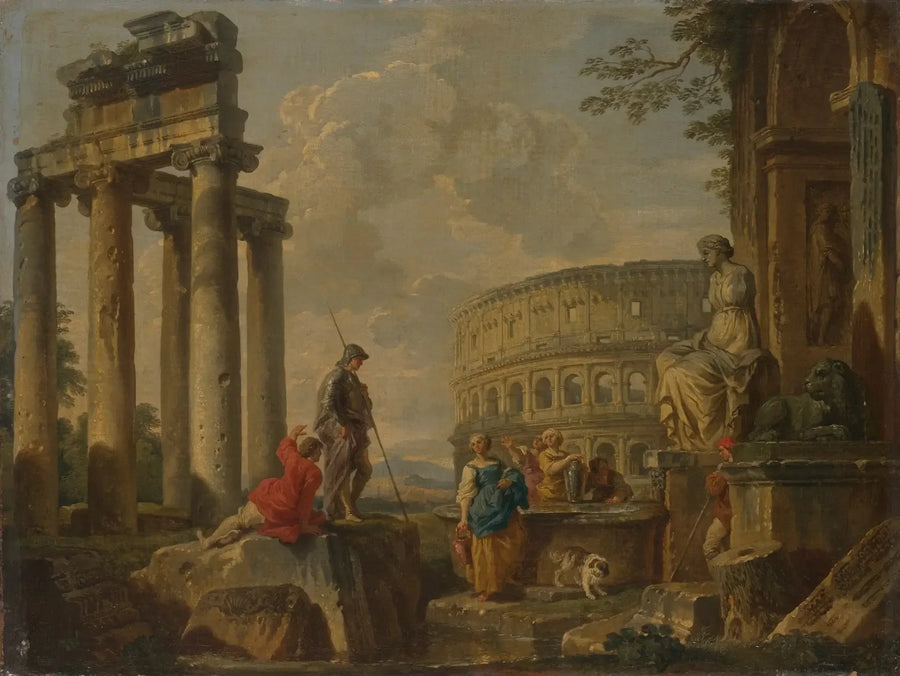 로마 유적 속의 콜로세움 - 조반니 파올로 파니니

Source:
Le Colisée parmi les ruines romaines - Giovanni Paolo Panini