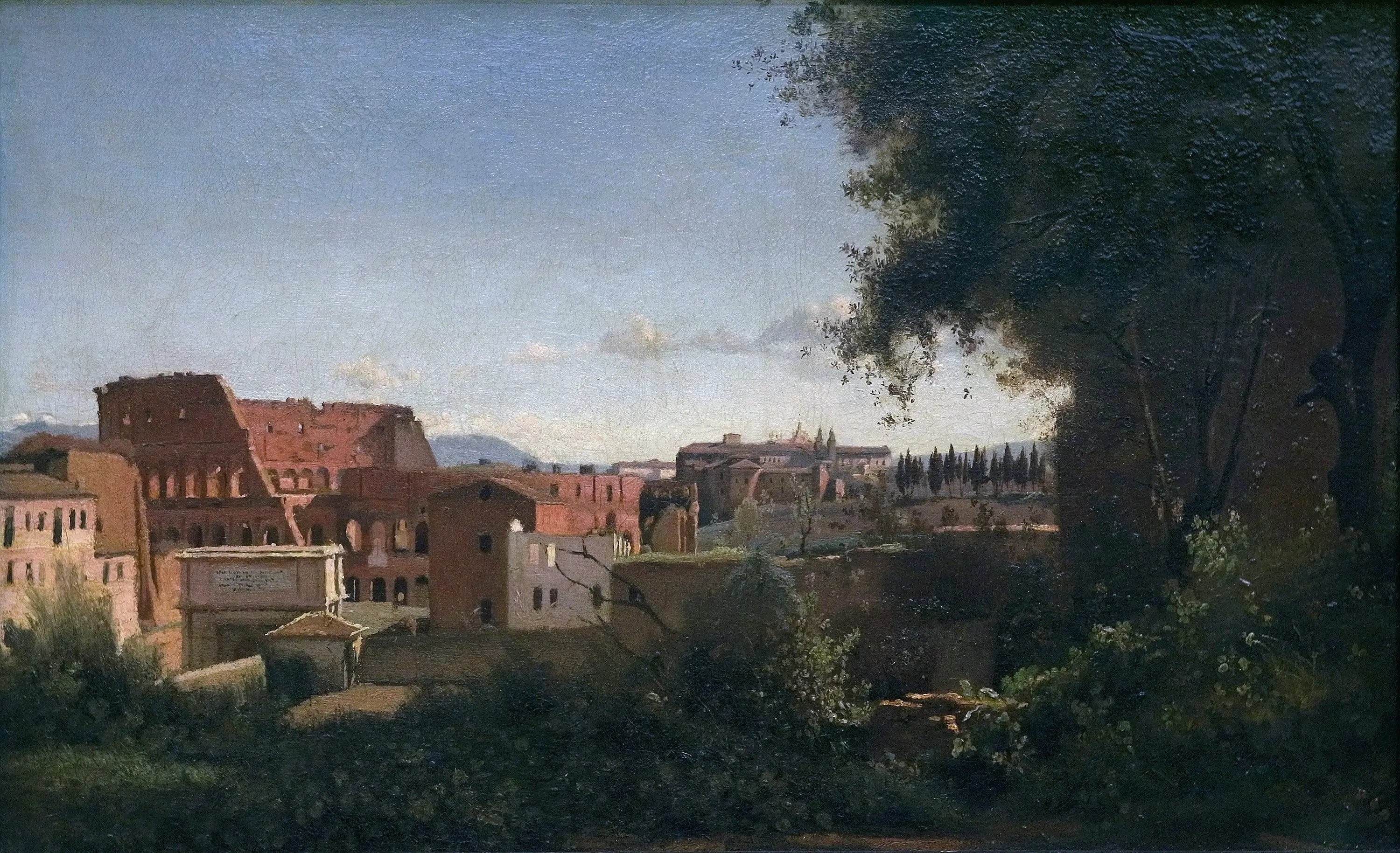 Le Colisée vu des jardins Farnèse - Jean-Baptiste Camille Corot - Alpha Reproduction