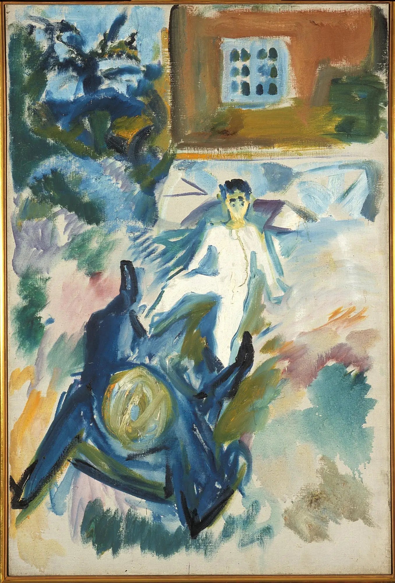 Le Combat - Edvard Munch image 1 copie de tableau peinte à la main