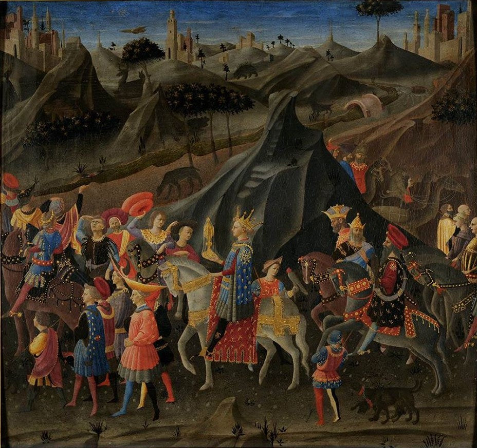 le cortège des Rois Mages - Zanobi Strozzi