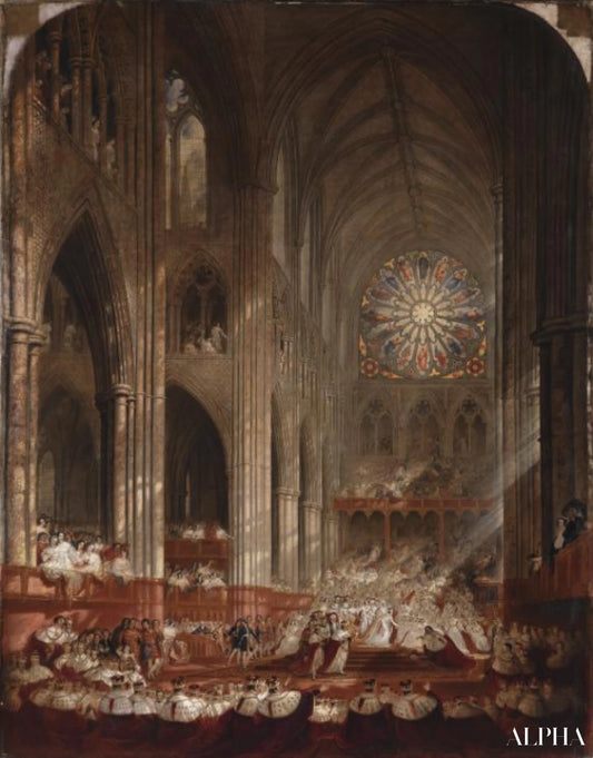 Le couronnement de la reine Victoria - John Martin - Reproductions de tableaux et peintures haut de gamme