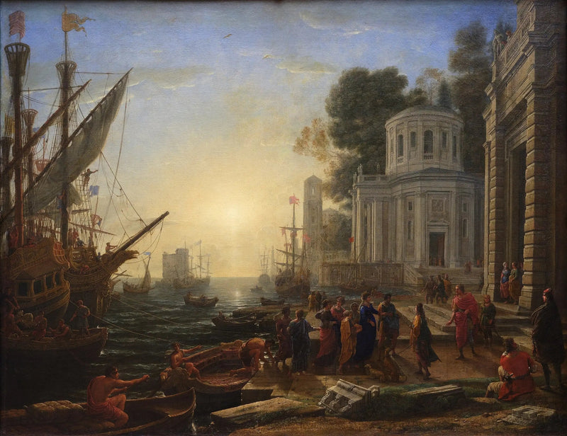 클레오파트라의 트로이에서의 상륙 - 클로드 로랭

Source:
Le Débarquement de Cléopâtre à Tarse - Claude Lorrain