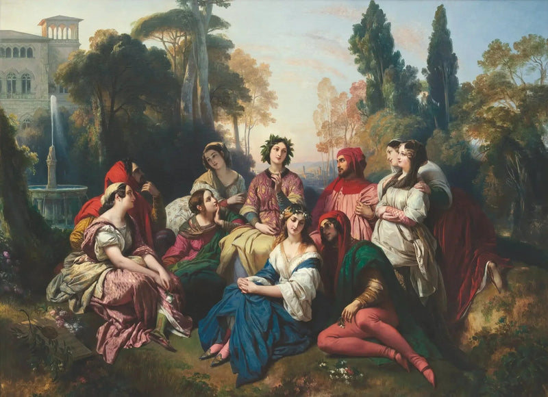 르 데카메론. - 프란츠 자베르 윈터할터

Source:
Le Décaméron. - Franz Xaver Winterhalter