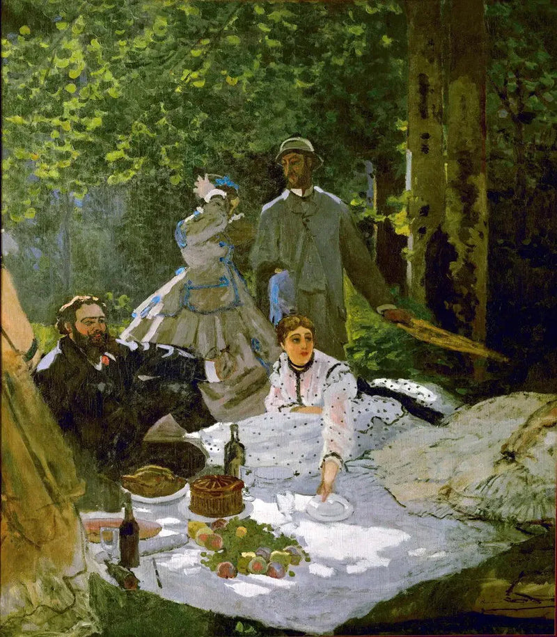 풀밭에서의 점심 식사 - Claude Monet