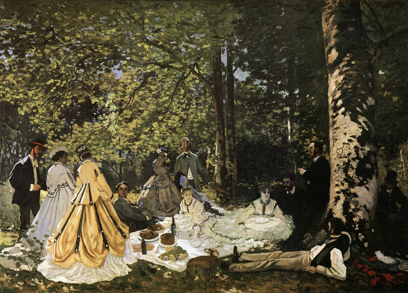 풀밭에서의 점심 식사 - Claude Monet
