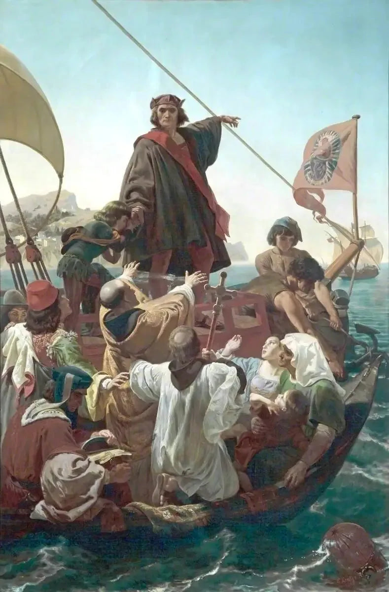 1492년 스페인 팔로스의 콜롬의 출발 - 에마누엘 로우차

Source:
Le départ de Colomb de Palos, en Espagne, en 1492 - Emanuel Leutze