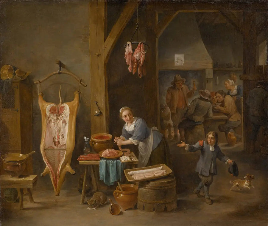 소시지 제조업체 - 데이비드 테니어스 더 쥬네

Source:
Le fabricant de saucisses - David Teniers le Jeune