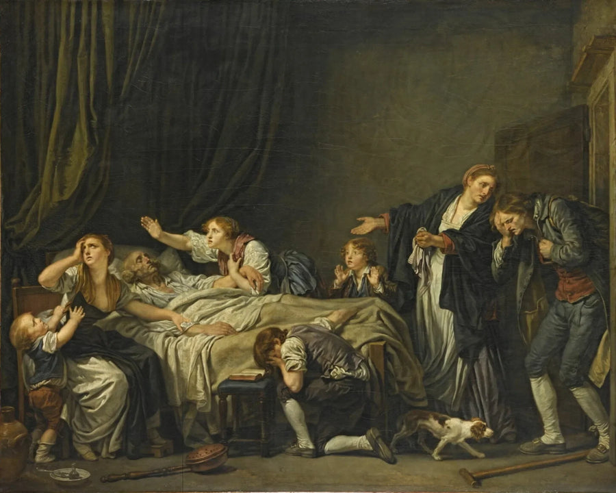 벌받은 아들 - 장 바티스트 그뢰즈