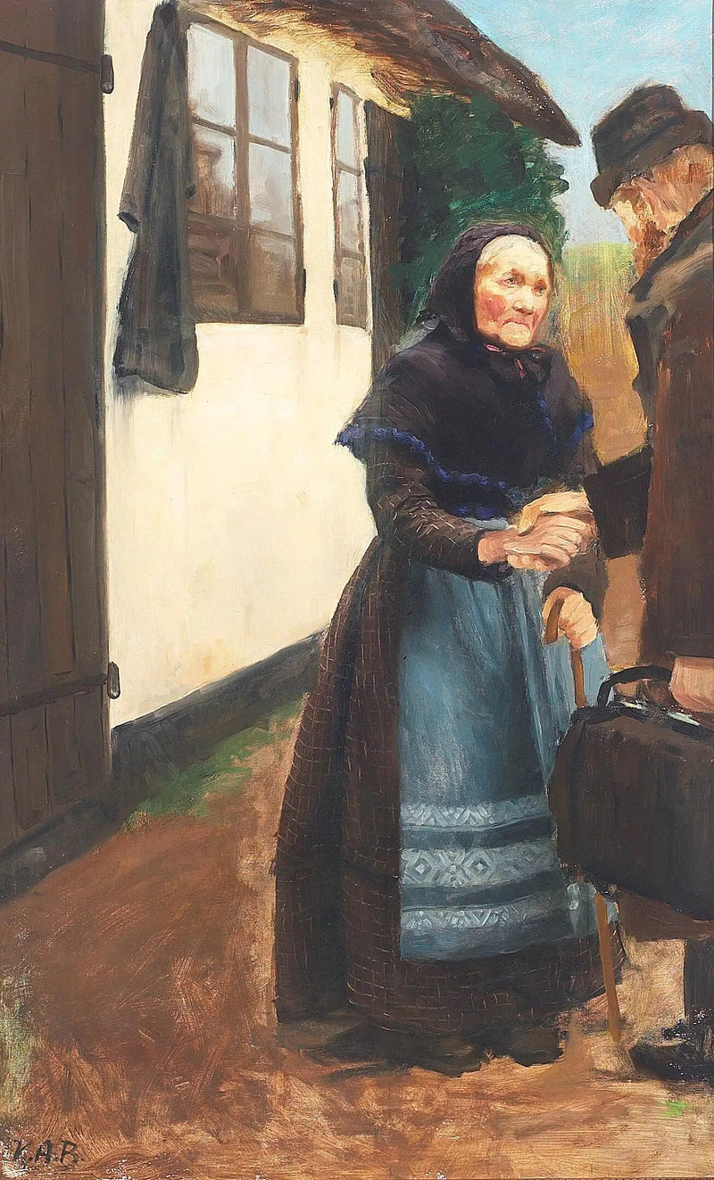 아들아 집으로 돌아온다. 공부하라. - H. A. Brendekilde

Source:
Le fils rentre à la maison. Étudier. - H. A. Brendekilde