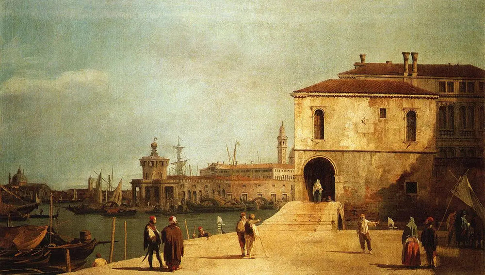 Le Fonteghetto della Farina - Canaletto image 1 copie peinte à la main à l’huile