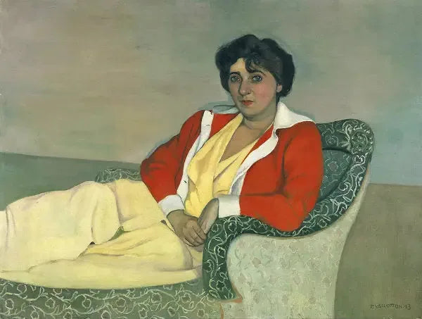 빨간 조끼 - 펠릭스 발로통

Source:
Le gilet rouge - Félix Vallotton