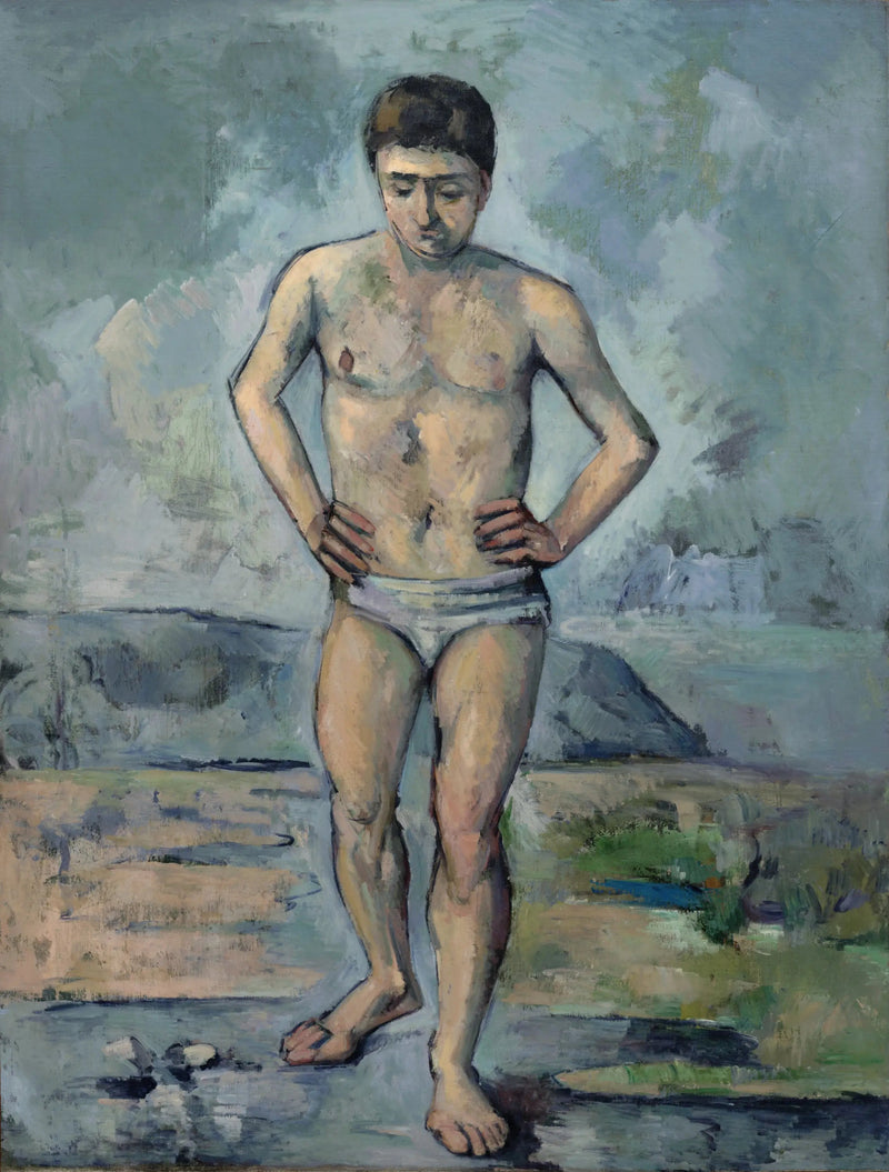 큰 목욕하는 사람 - Paul Cézanne