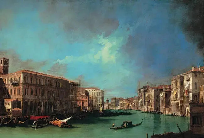 리알토 근처의 대운하, 북쪽 방향 - 카날레토

Source:
Le Grand Canal près du Rialto, vers le Nord - Canaletto