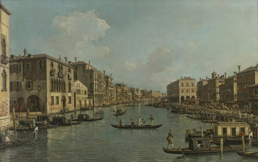 리알토 다리 방향 남서쪽에서 본 그랜드 운하 - 카날레토

Source:
Le Grand Canal vu au sud-ouest vers le pont du Rialto - Canaletto